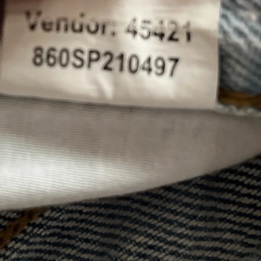 PACSUN Jeans Pants Women’s Size 24 Blue High Rise Straight Leg Button Closure - Picture 6 of 14